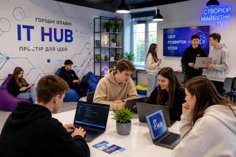 У Горішніх Плавнях відкрили новий молодіжний коворкінг та ІТ-хаб | Новини